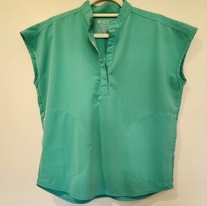 FIGS Surgical Green Rafaela Oversized Scrub Top Women's Size XS